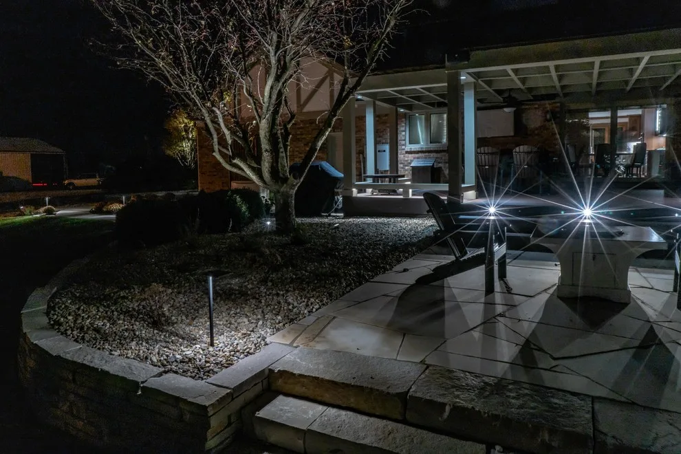 Outdoor Illumination Design by Okaw Prairie Landscapes - Photo 14