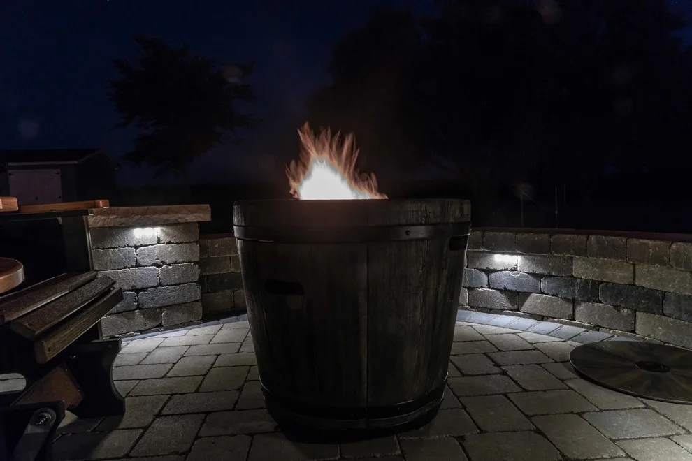 Outdoor Illumination Design by Okaw Prairie Landscapes - Photo 11