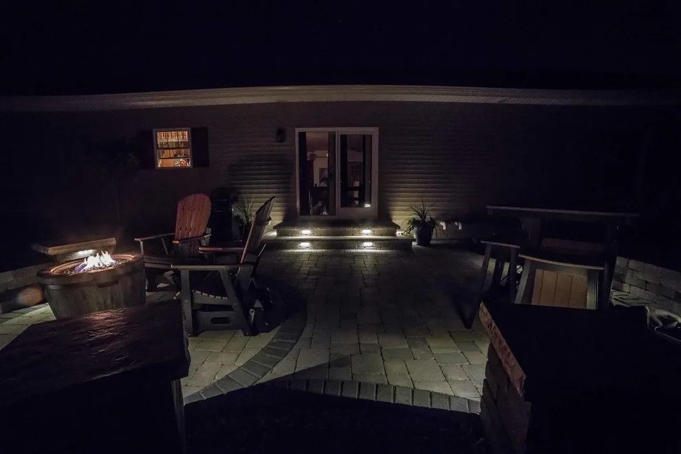 Outdoor Illumination Design by Okaw Prairie Landscapes - Photo 9
