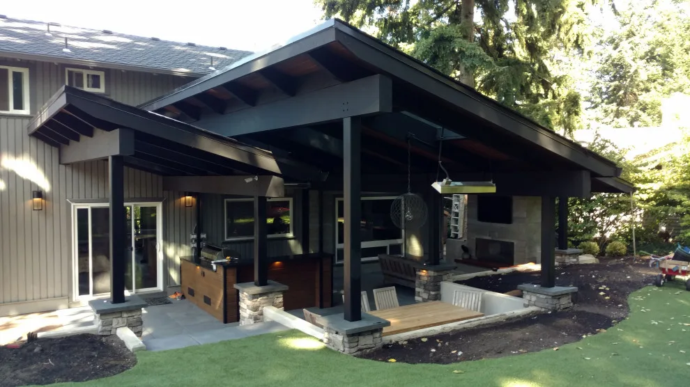 Mercer Island Multiple Shed Roofs by London Design Build - Photo 4