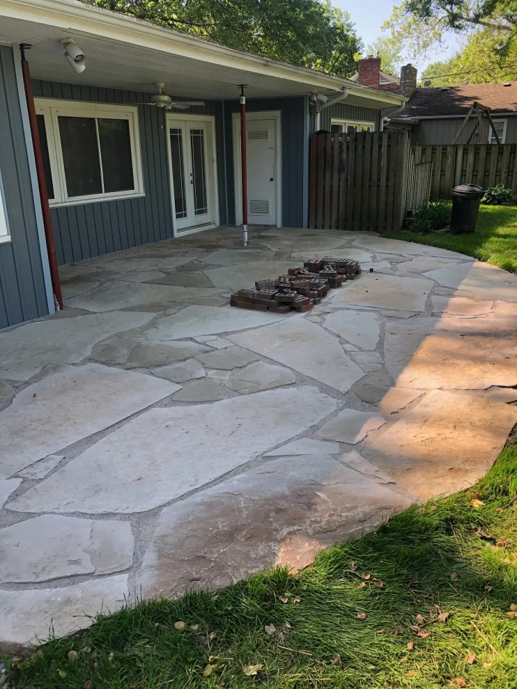 Stone Patio Made from Nature by Yoder Lawn - Photo 2