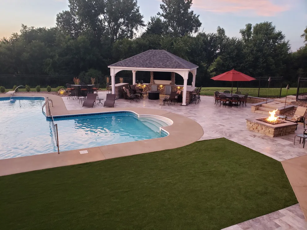 Exterior Spaces, Synthetic Grass, and Illuminated Trees by Outdoor Innovations - Photo 5