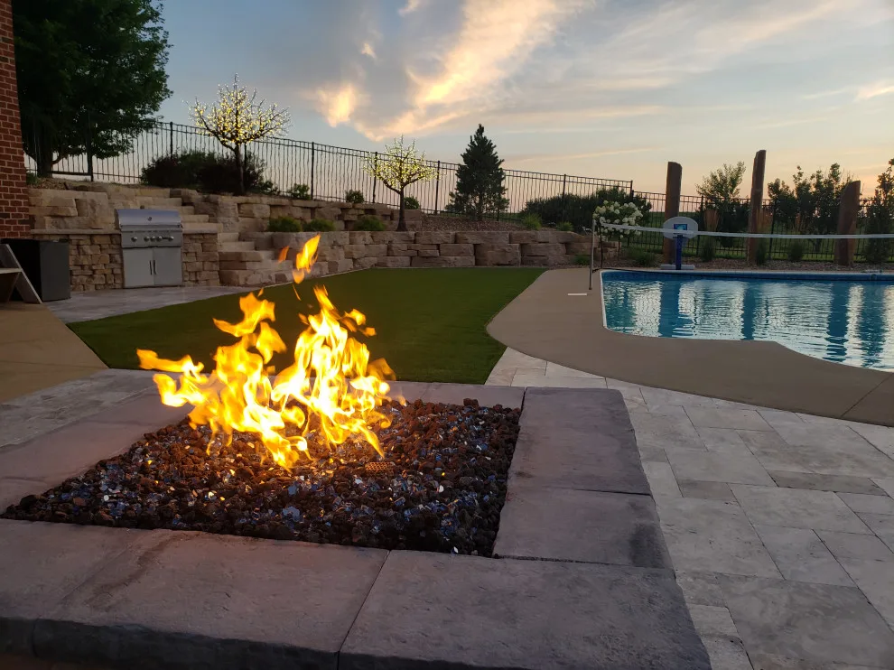 Exterior Spaces, Synthetic Grass, and Illuminated Trees by Outdoor Innovations - Photo 9