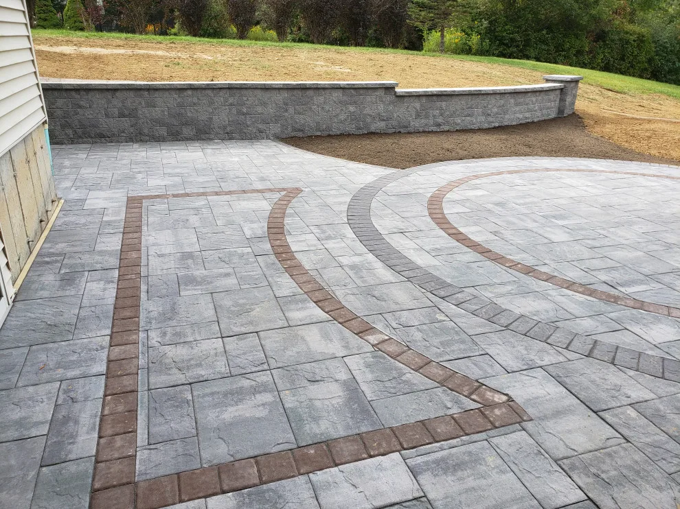 Outdoor Living Space & Fire Feature by JD Michaels Landscape - Photo 5