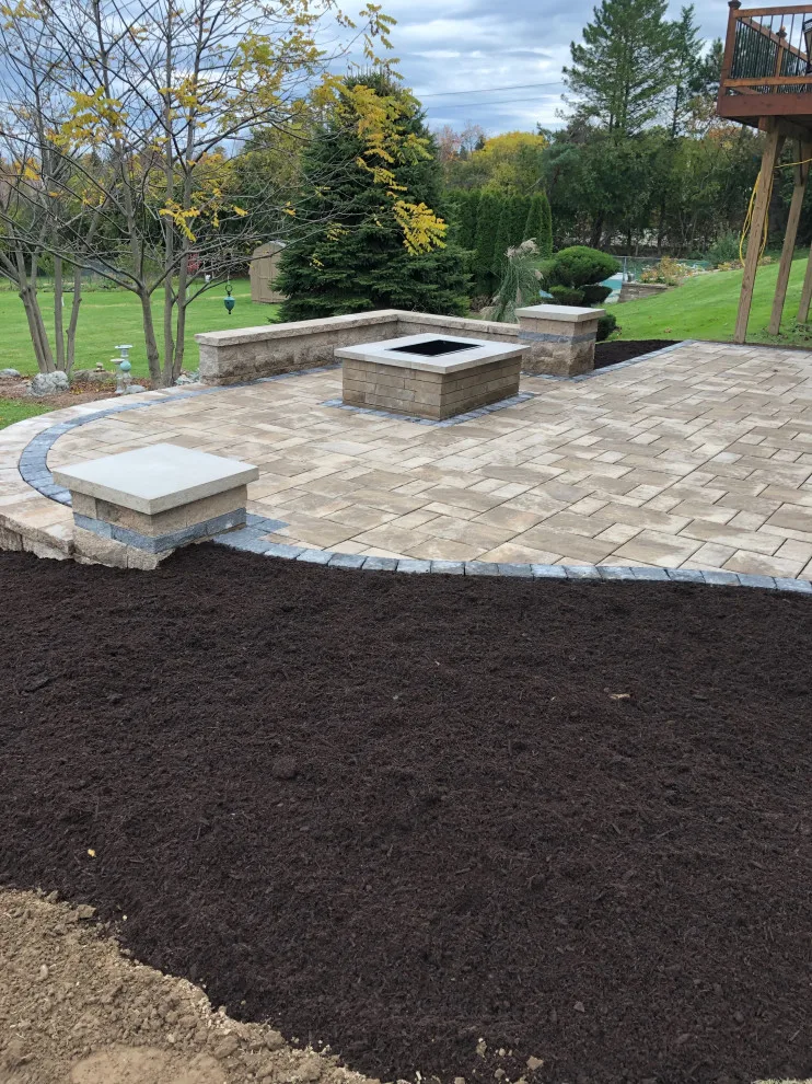 Elevated Deck with Fire Pit by Tingley Landscapes - Photo 2
