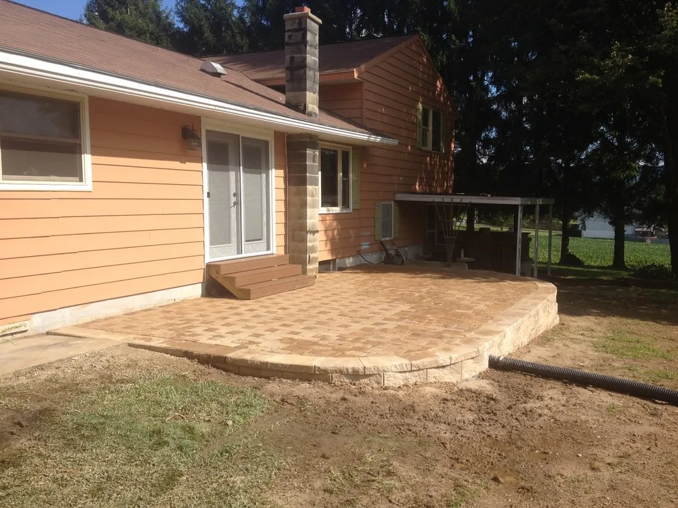 Outdoor Space with Retaining Wall by A-Z Landscaping LLC - Photo 2