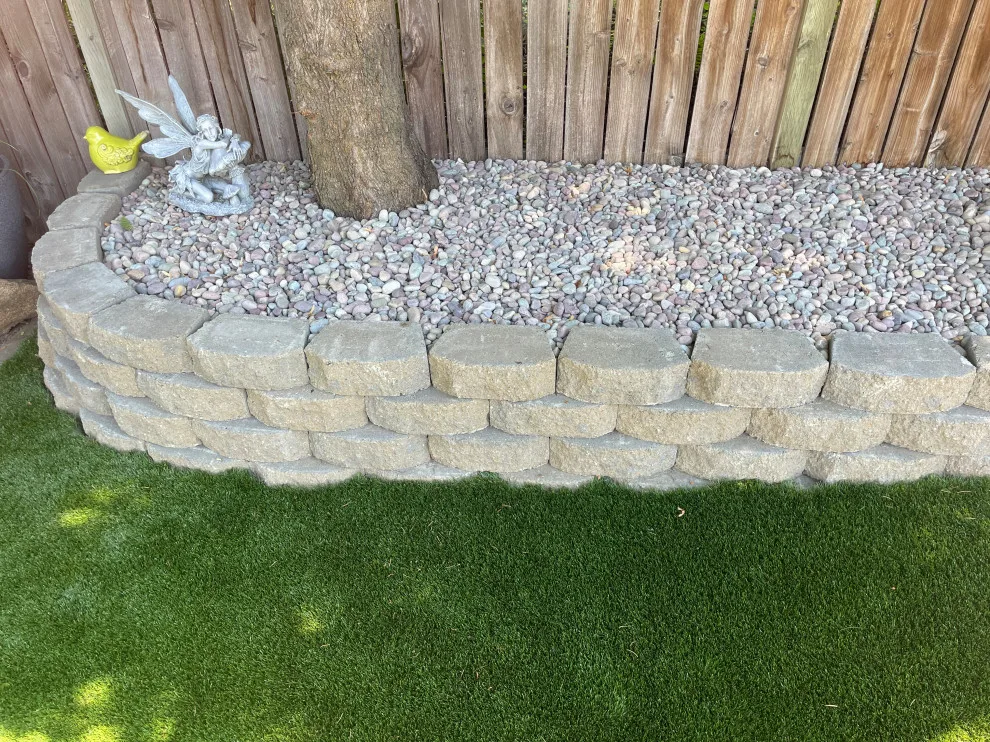 Patio Pavers, Retaining Wall, and Artificial Turf by Dan's Custom Landscape LLC - Photo 9