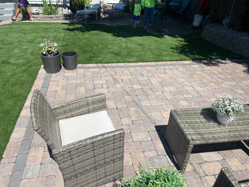 Patio Pavers, Retaining Wall, and Turf by Dan's Custom Landscape LLC - Photo 8