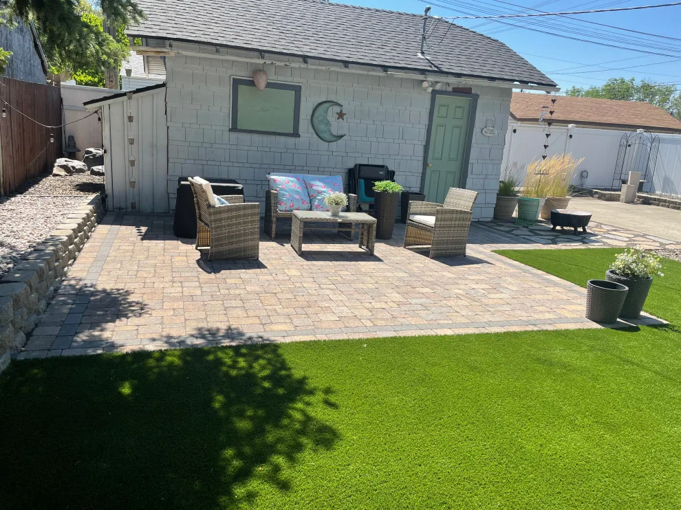 Patio Pavers, Retaining Wall, and Turf by Dan's Custom Landscape LLC - Photo 3