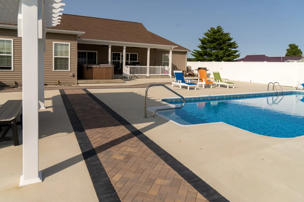 Sidewalk Paving and Retaining Wall by Okaw Prairie Landscapes - Photo 7