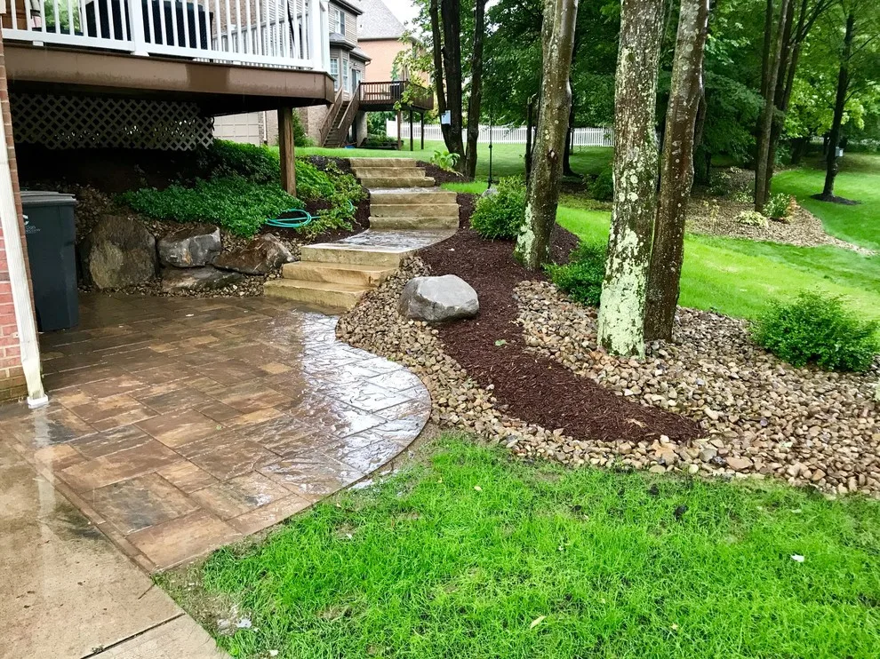 Outdoor Seating and Stairway by Blue Fox Landscape Design Inc - Photo 2