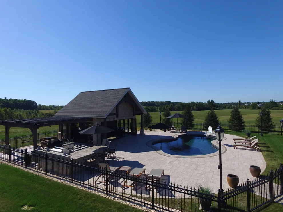 Pool Landscaping and Hardscaping by Pearl Landscaping & Patio Company - Photo 4