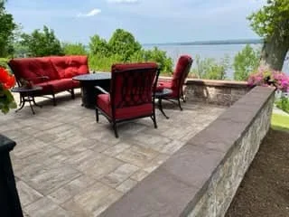 Elevated patio project by Marlinski Landscape & Stone Work - Photo 3