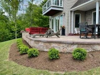 Elevated patio project by Marlinski Landscape & Stone Work - Photo 4