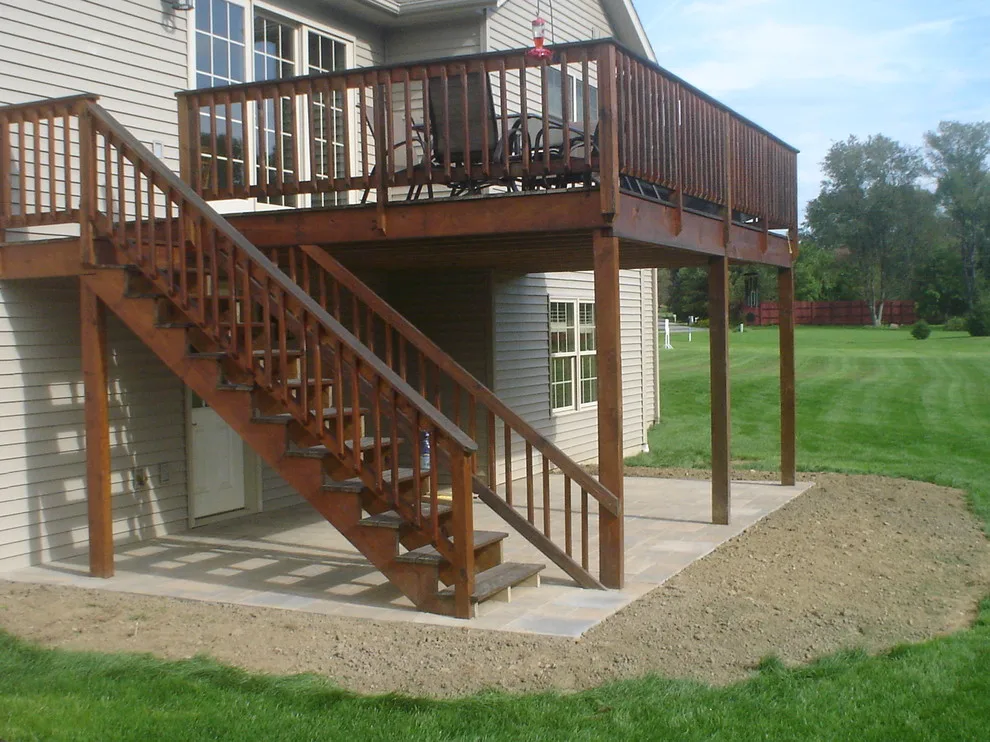 Under Deck Patio Area in Russell, PA by Marlinski Landscape & Stone Work - Photo 2