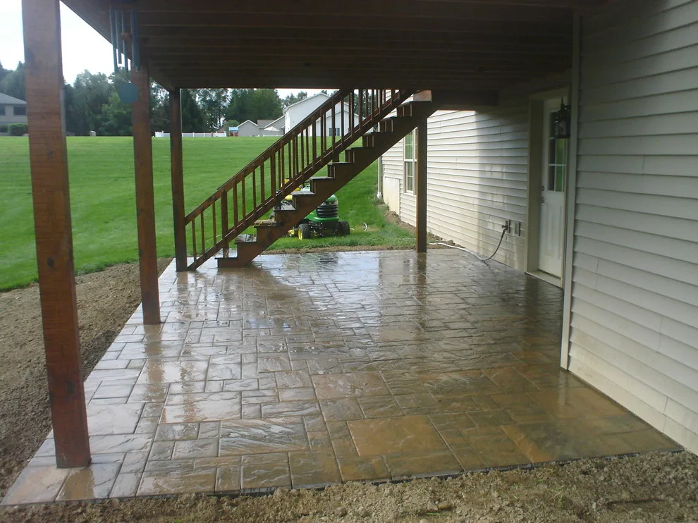 Under Deck Patio Area in Russell, PA by Marlinski Landscape & Stone Work - Photo 3