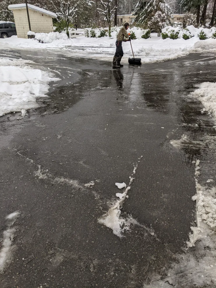 Ice Clearing by All Seasons Landscaping Of Mason County LLC - Photo 2