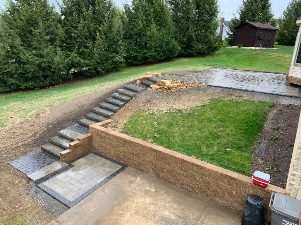Pathway and Paver Terrace by Schellhaas Landscape Construction - Photo 4