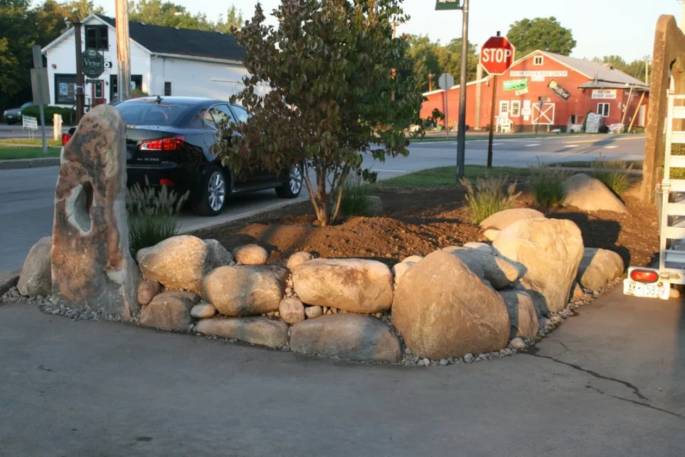 Rock Barriers by David Spencer Professional Landscaping Services - Photo 4