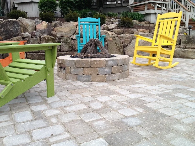 Syracuse, IN Brick Paver Patio and Outdoor Space by Wihebrink Landscape Management, Inc. - Photo 5