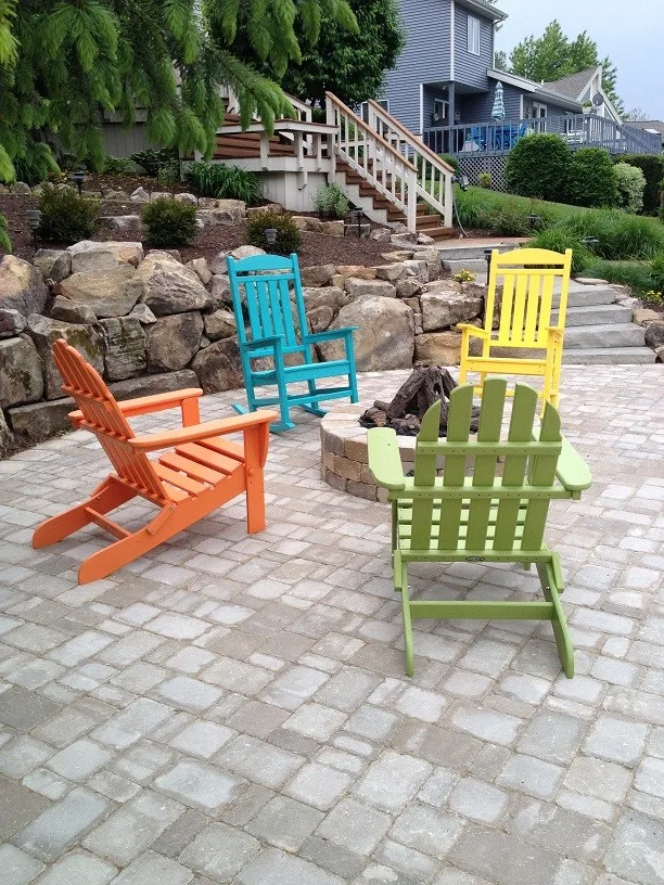 Syracuse, IN Brick Paver Patio and Outdoor Space by Wihebrink Landscape Management, Inc. - Photo 6