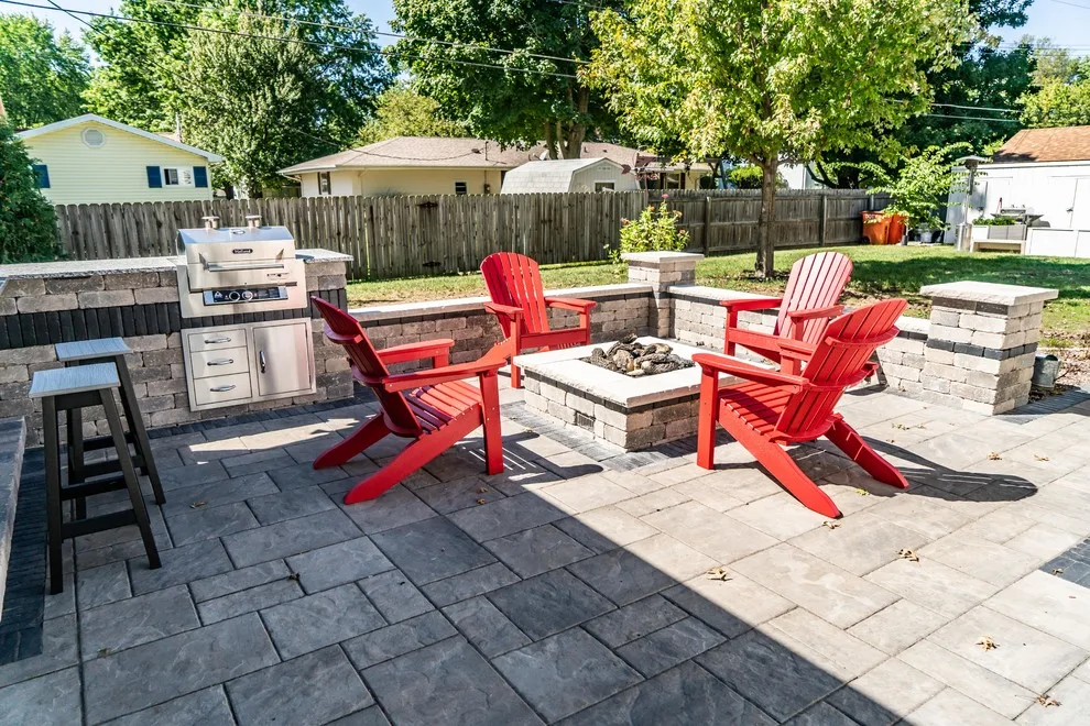 Unilock Outdoor Space by Okaw Prairie Landscapes - Photo 36