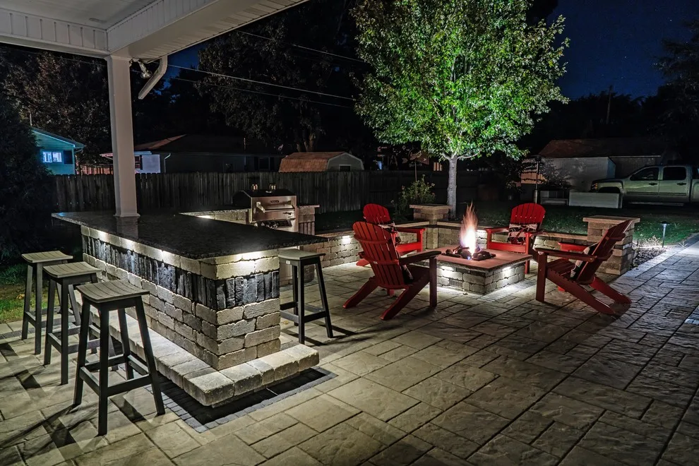 Unilock Outdoor Space by Okaw Prairie Landscapes - Photo 37