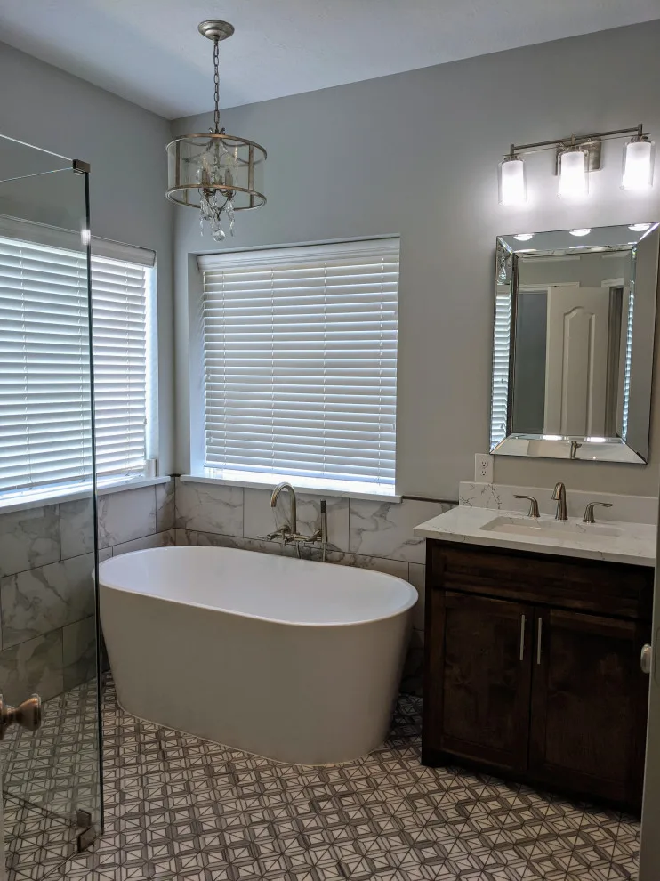Espresso and marble bathroom by Prime & Precision - Photo 3