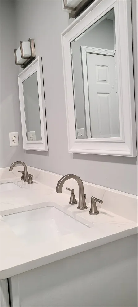 Hexagonal Marble Bathroom by Shane Built - Photo 7