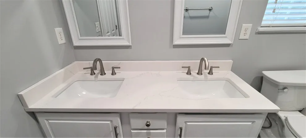 Hexagonal Marble Bathroom by Shane Built - Photo 5