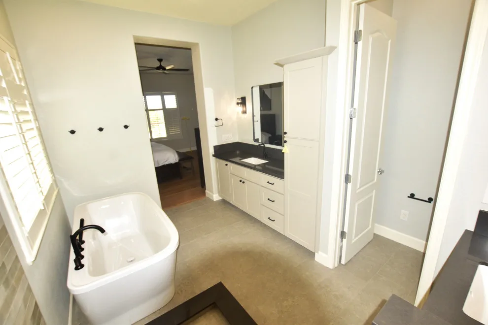 Lopez Master Bath Transformation: Mark and Cindy's Before and After by Bridges Const. - Photo 2