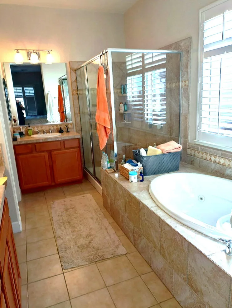 Lopez Master Bath Transformation: Mark and Cindy's Before and After by Bridges Const. - Photo 3