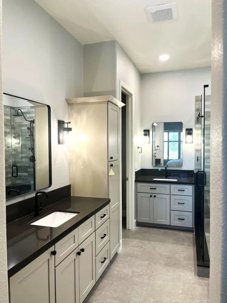 Lopez Master Bath Transformation: Mark and Cindy's Before and After by Bridges Const. - Photo 5