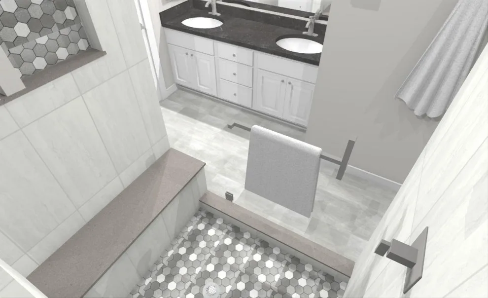 Master Bathroom Renovation (Removing the Tub) by Miracle Contracting Inc. - Photo 5