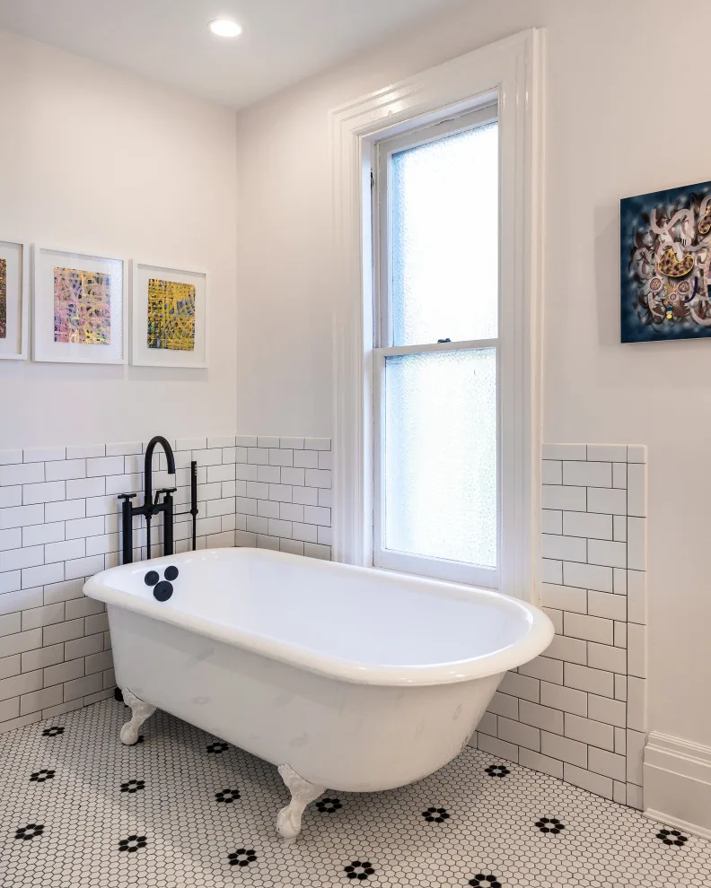 Vintage-Inspired Master Bathroom - Fan Zone by Cabinetry & Construction, Inc. - Photo 2