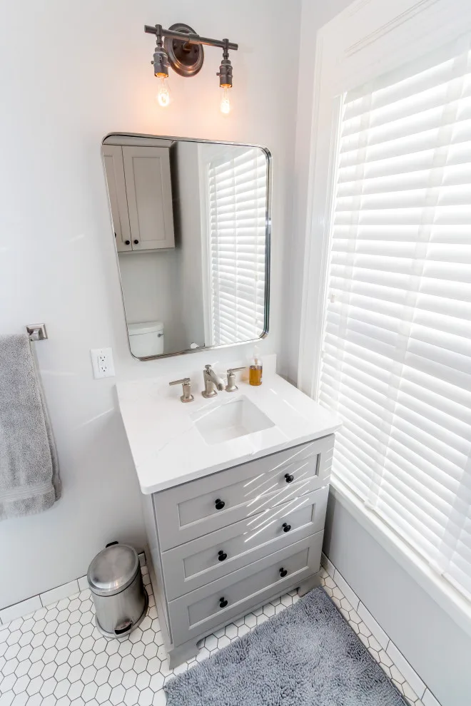 Transform Bedroom into Master Bathroom and Closet by Badger Carpentry, Inc. - Photo 8