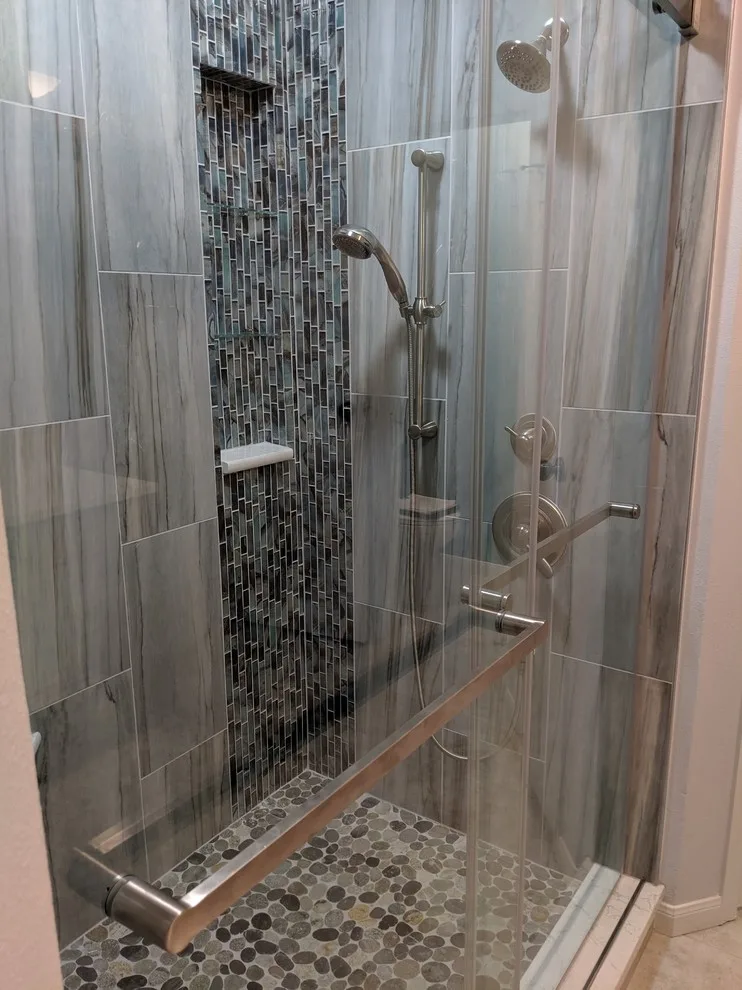 Luxury bathroom renovation - distinctive tile concept by Prime & Precision - Photo 12