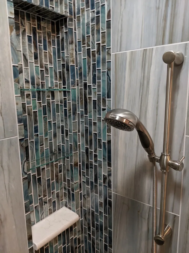 Luxury bathroom renovation - distinctive tile concept by Prime & Precision - Photo 11