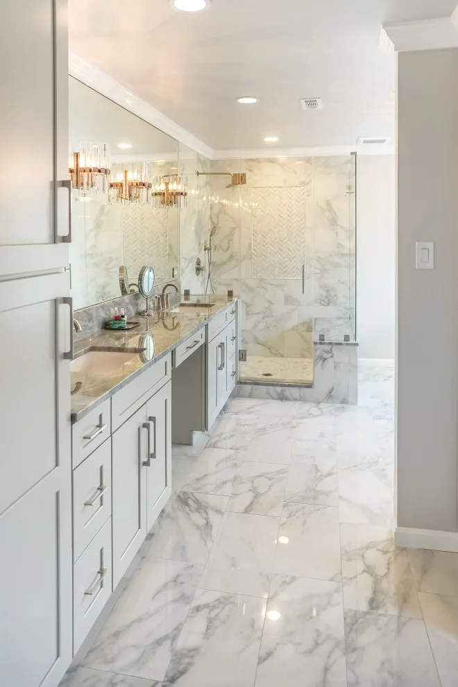 Windsor Gate Master Bathroom Renovation - Fairfax, Virginia by WISA Solutions - Photo 11
