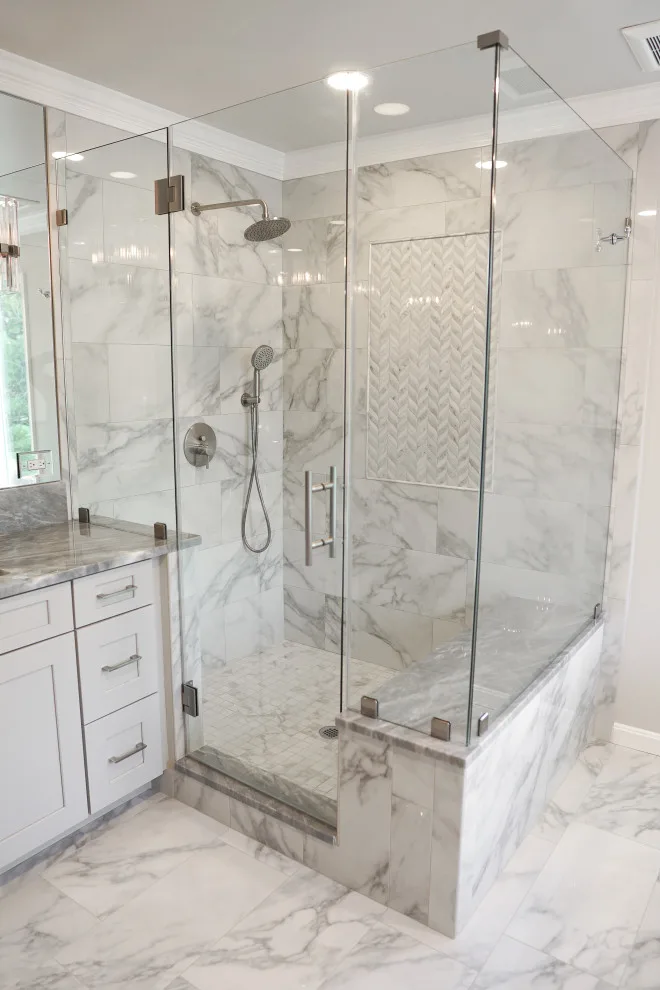 Windsor Gate Master Bathroom Renovation - Fairfax, Virginia by WISA Solutions - Photo 5