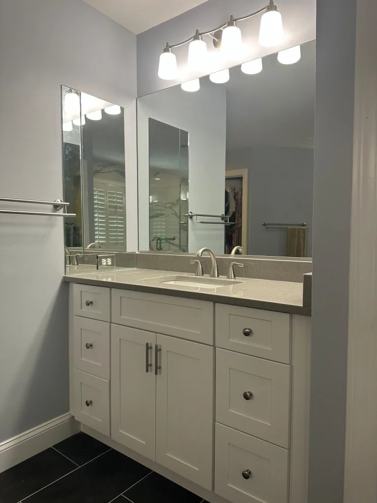 Primary bathroom makeover by PLF Design & Remodeling - Photo 2