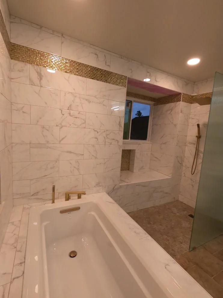 Curb-less Shower Master Bathroom by Diamond Key - Photo 2
