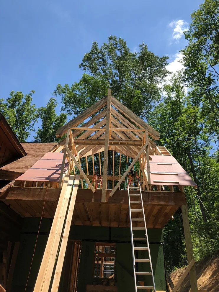 Suite Expansion - Framing and Log Siding by True Path Builders - Photo 2