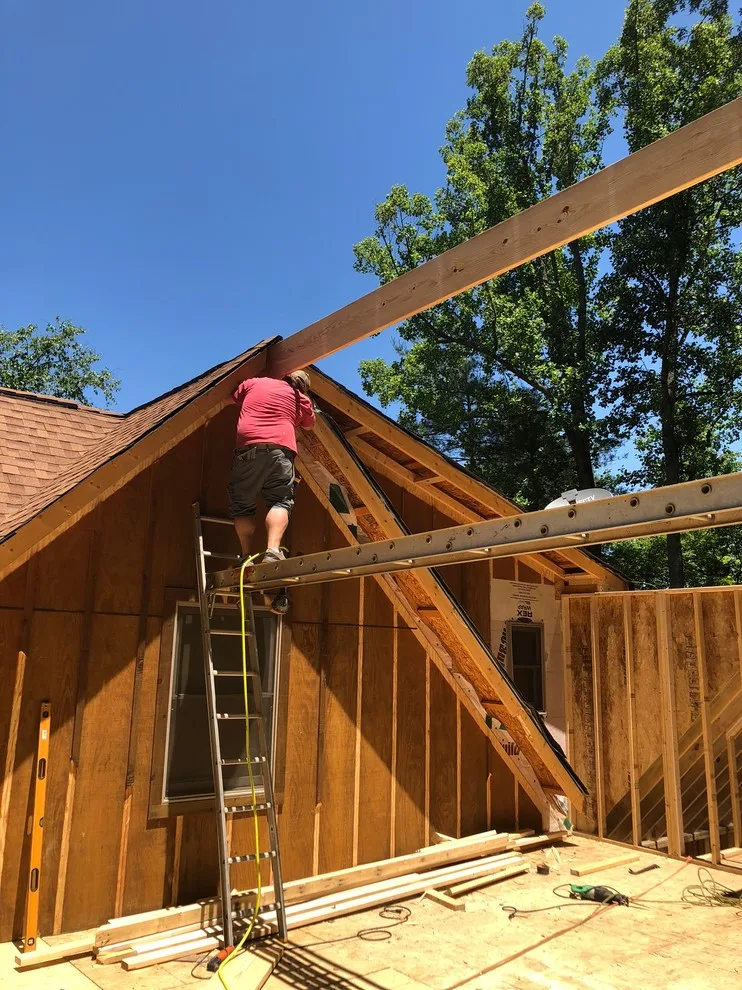 Suite Expansion - Framing and Log Siding by True Path Builders - Photo 3