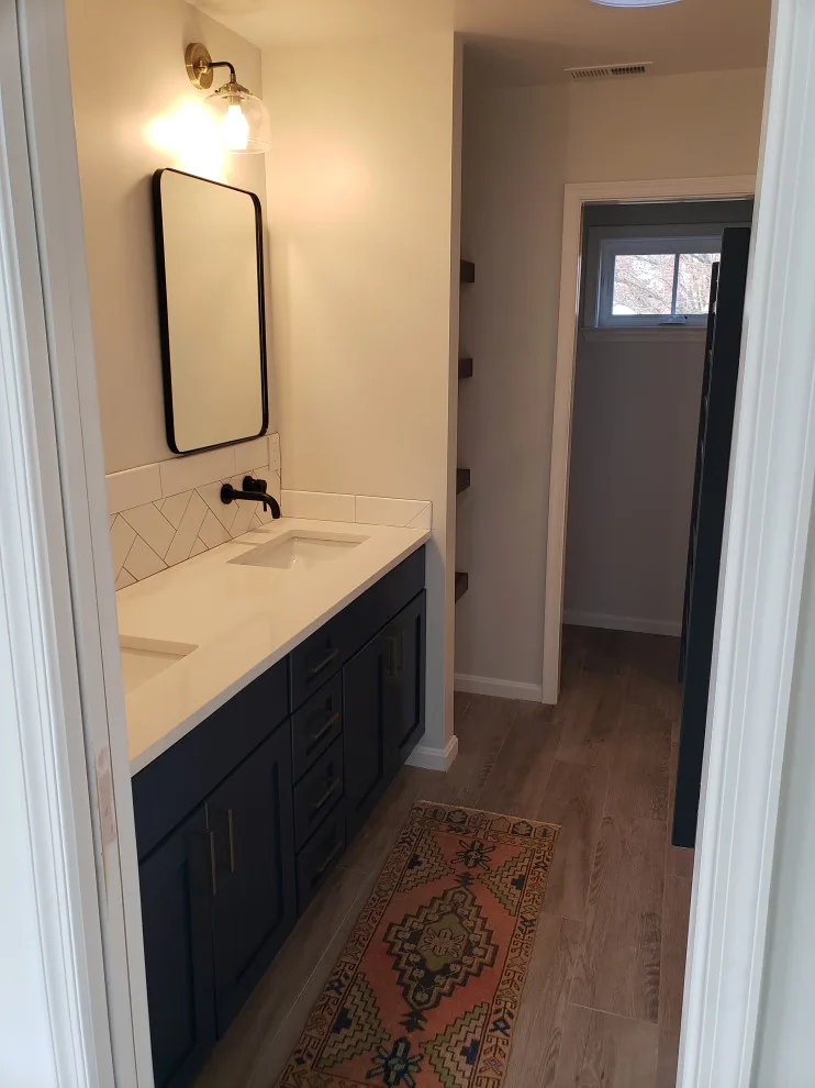 Open Shelves in Master Bathroom by RJZ Home Improvements, LLC - Photo 6