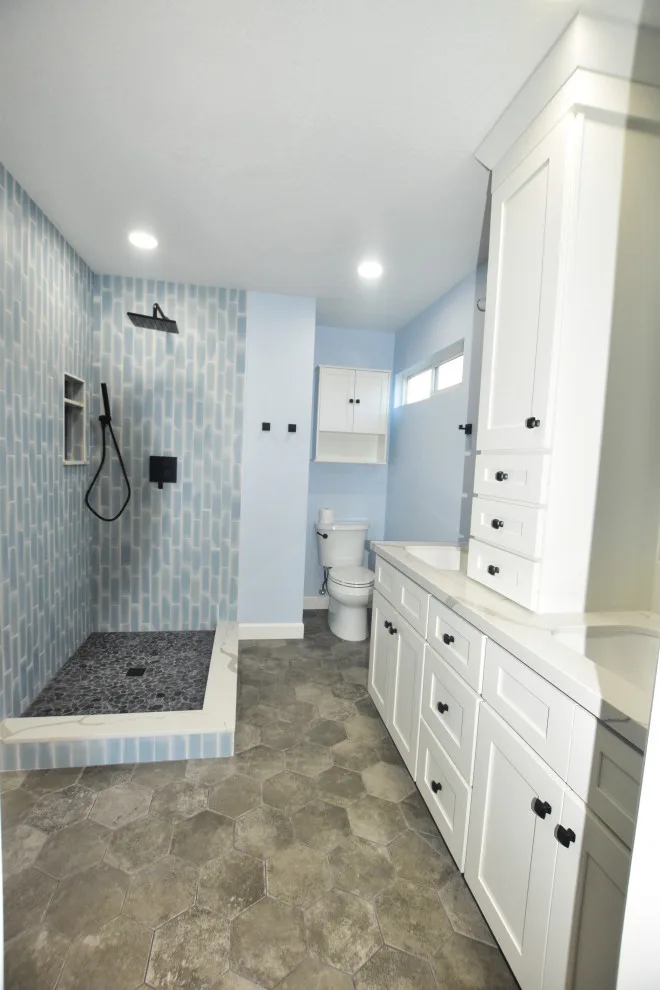 McDonald Master Bathroom Closet Transformation by Bridges Const. - Photo 7