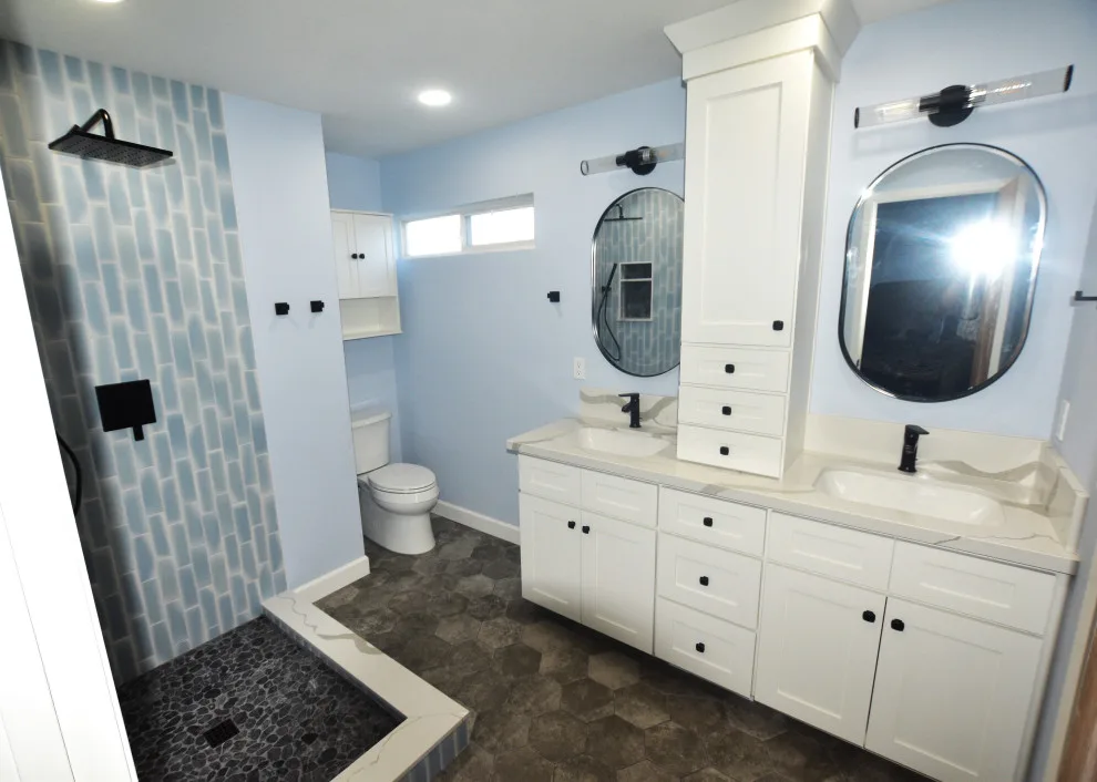 McDonald Master Bathroom Closet Transformation by Bridges Const. - Photo 4