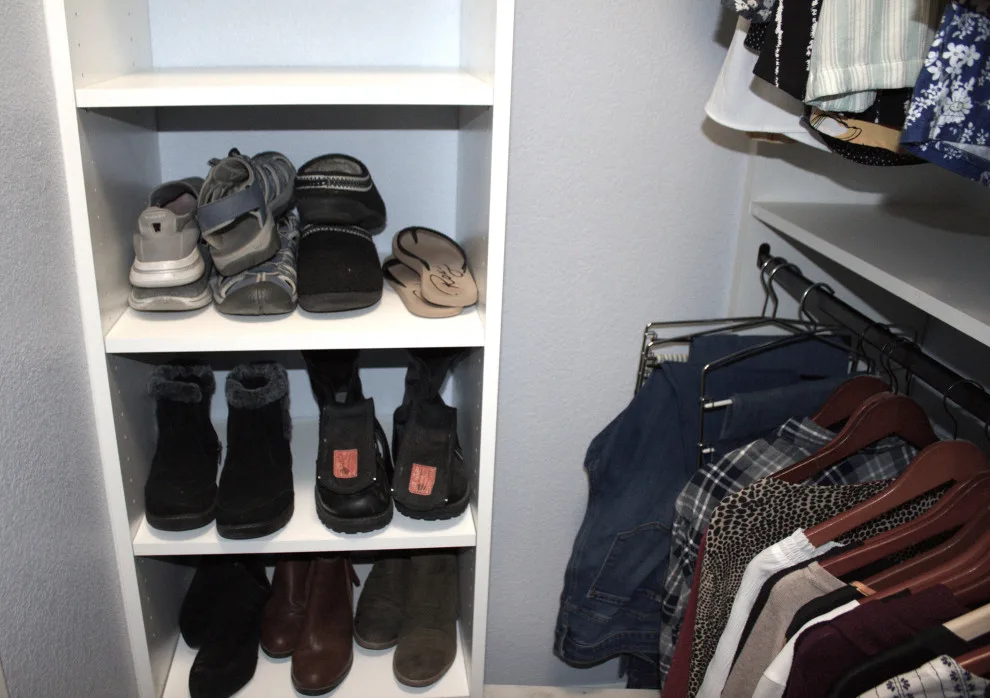 McDonald Master Bathroom Closet Transformation by Bridges Const. - Photo 2