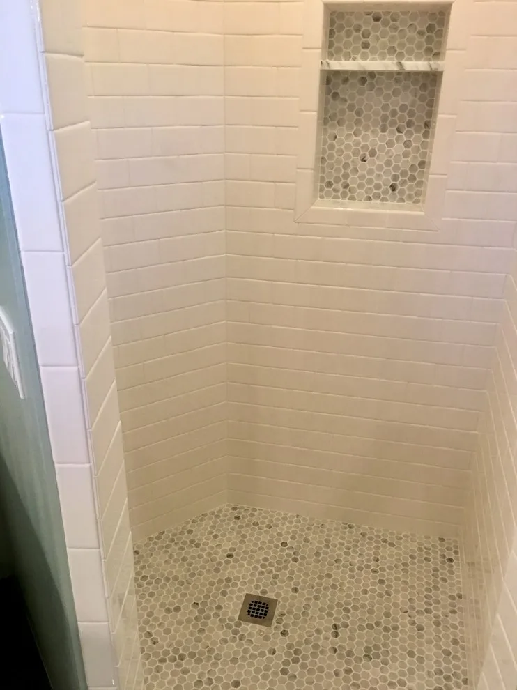 Meridian Bathroom Renovation and Customized Subway Tile by Icon Construction & Remodeling - Photo 3
