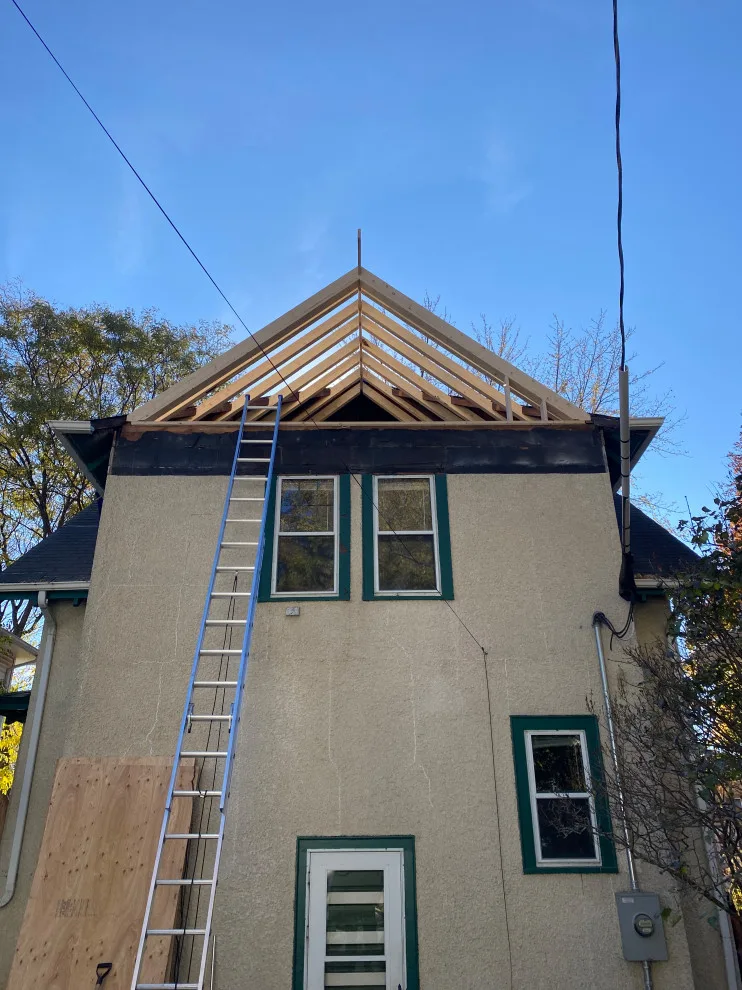 Merriam Park Attic Conversion from Hip to Gable by Resinosa Homes LLC - Photo 2